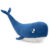 Ocean Whale Orange Toys