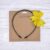 Daffodil Yellow – Slim Hair Band With Bow