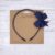 Navy Blue – Slim Hair Band With Bow