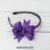 Purple – Slim Hair Band With Bow