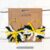 Yellow – Small Frilly Spiral Bow With Band
