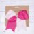 Light Pink – 2-Tone Jumbo Grosgrain Hair Bow – Alligator Clip