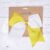 Daffodil Yellow – 2-Tone Jumbo Grosgrain Hair Bow – Alligator Clip